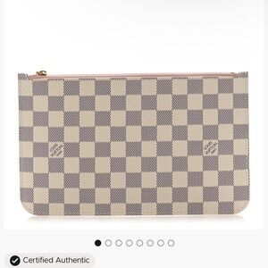 Louis Vuitton Damier Azur Neverfull Pochette GM